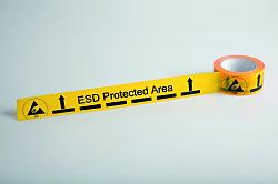 Antistatická ESD páska - značení ESD prostorů 